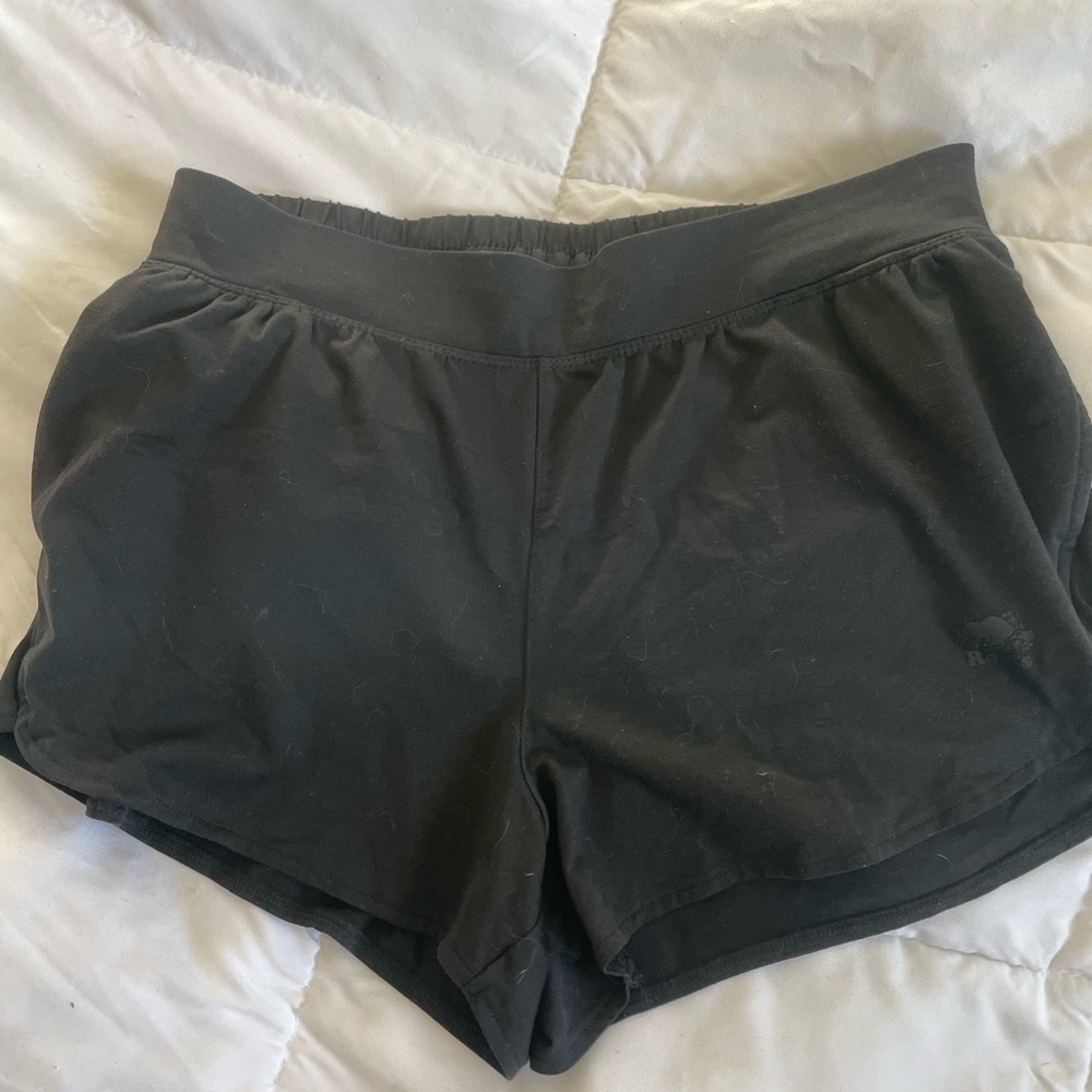 Roots Women's Athletic Black Shorts